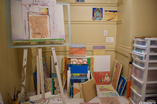 Live Stream Art Studio Tour